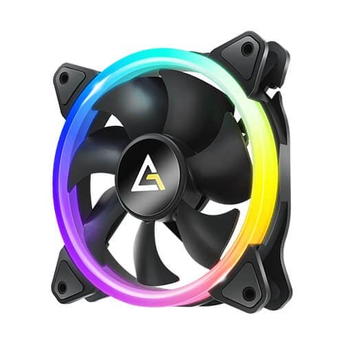 מאוורר למארז ANTEC Neon 120mm ARGB PWM – קירור מתקדם עם תאורת RGB