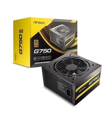 ספק כוח ANTEC ATOM G750 120MM עם מאוורר שקט ו-80Plus Gold