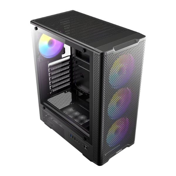 מארז Antec VX310 ARGB ATX Mid-Tower עם 4 מאווררי RGB