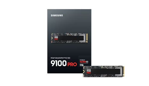 דיסק פנימי Samsung 9100 PRO 1TB NVME Gen5 – מהירות גבוהה ואמינות