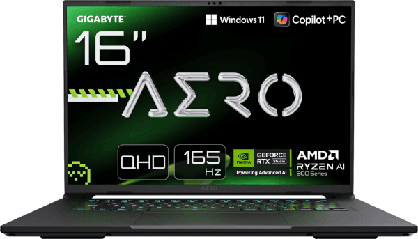 מחשב נייד GIGABYTE AERO X16 עם 32GB RAM ו-1TB SSD