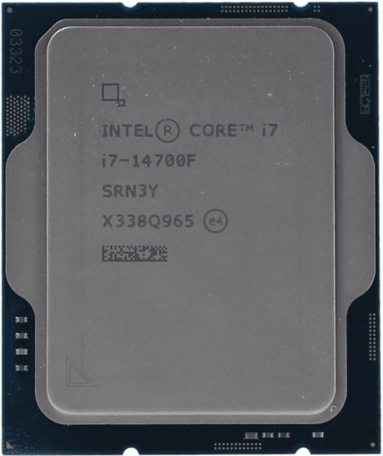 מעבד Intel I7-14700F 20 ליבות עד 5.4GHz ללא מאוורר