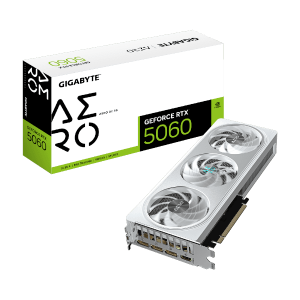 כרטיס מסך GIGABYTE GeForce RTX 5060 AERO OC 8GB