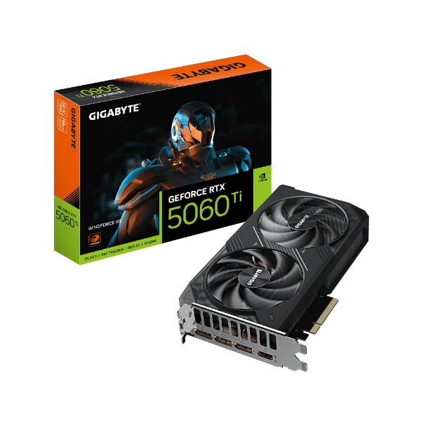 כרטיס מסך Gigabyte RTX 5060 Ti WindForce 2 8GB