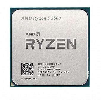 מעבד AMD Ryzen 5 5500 3.6Ghz 4.2Ghz AM4 ללא קירור