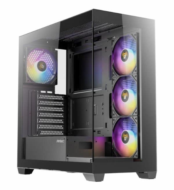 מארז Antec CX300 ARGB Black Mid-Tower עם 4 מאווררים