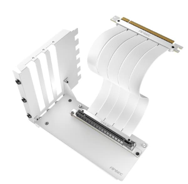 מתאם Antec PCI-E 4.0 Riser Cable With Bracket WHITE