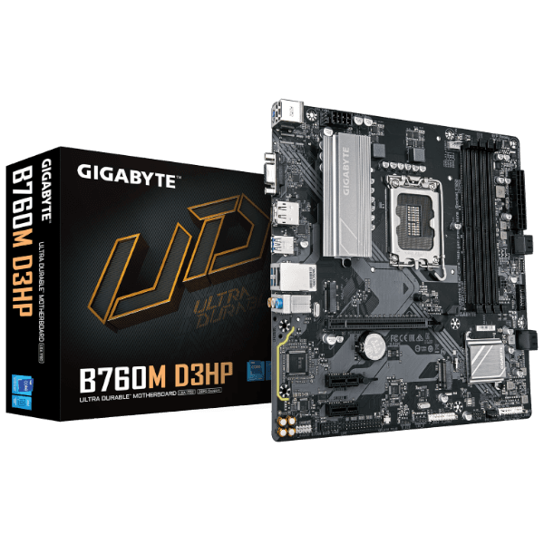 לוח אם GIGABYTE B760M D3HP DDR5 – עם HDMI ו-DP