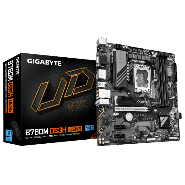 לוח Gigabyte B760M DS3H GEN5 M-ATX עם DDR5 ו-HDMI