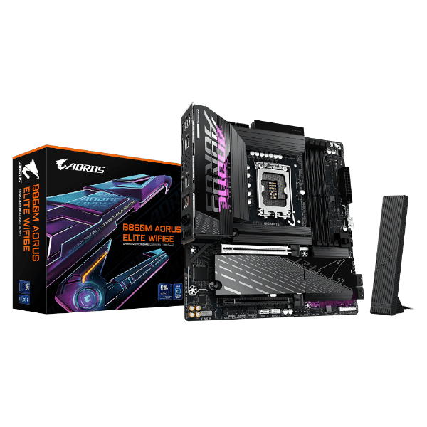 לוח למעבד דור 15 Aorus B860M ELITE WIFI6E ATX 2.5GB LAN