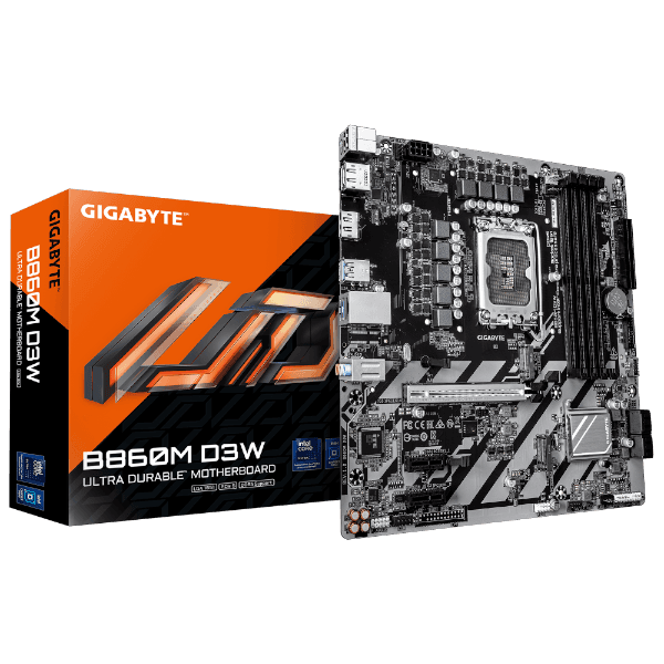 לוח Gigabyte B860M D3W DDR5 2XDP HDMI Micro-ATX PCIE5.0