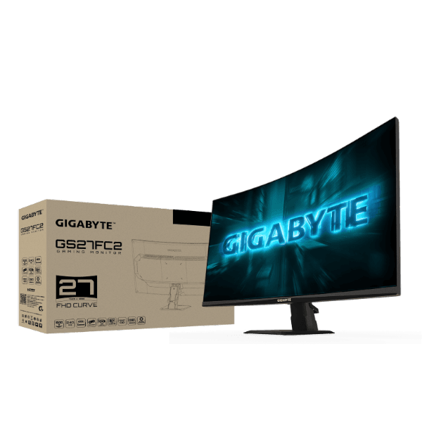 מסך GIGABYTE GS27FC2 27 אינץ' FHD קמור עם 240Hz ו-HDR10