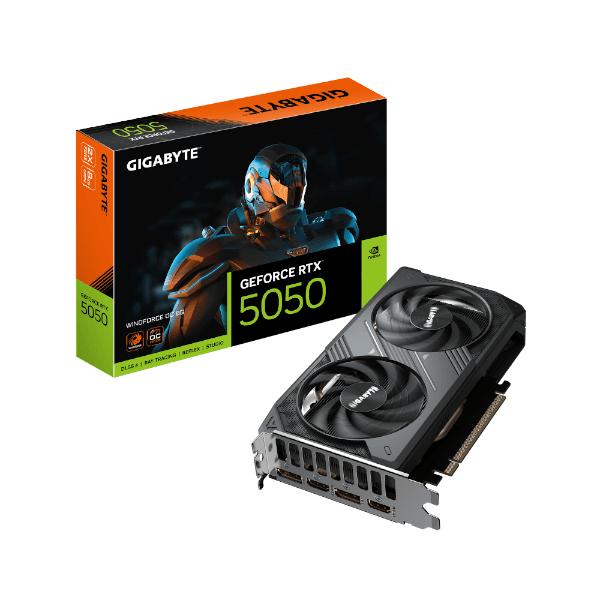 כרטיס מסך Gigabyte GeForce RTX 5050 עם 8GB זיכרון ו-2xDP 2xHDMI