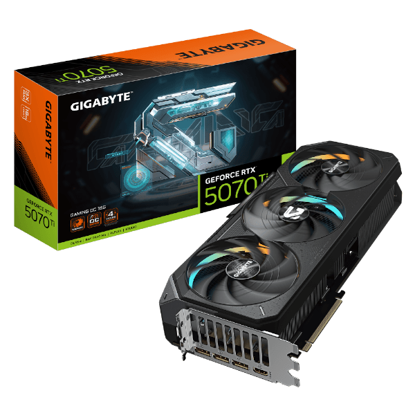 כרטיס מסך GIGABYTE GeForce RTX 5070 Ti GAMING OC 16G – ביצועים גבוהים