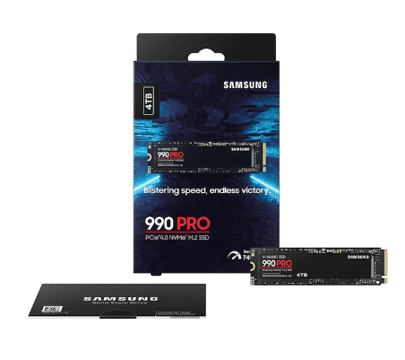 דיסק פנימי Samsung 990 PRO 4TB NVMe – מהיר ויעיל