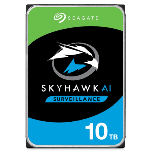 דיסק Seagate Skyhawk AI 10TB - פתרון אחסון חכם ומתקדם