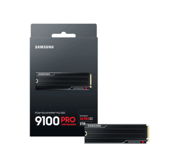דיסק פנימי Samsung 9100 PRO W Heatsink 4TB Gen5 M.2 NVME 2.0