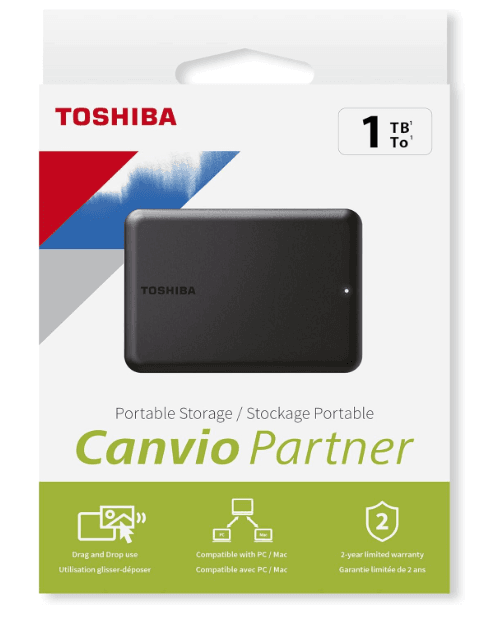 דיסק חיצוני Toshiba Canvio Ready 1TB USB 3.2 – מהיר ואמין