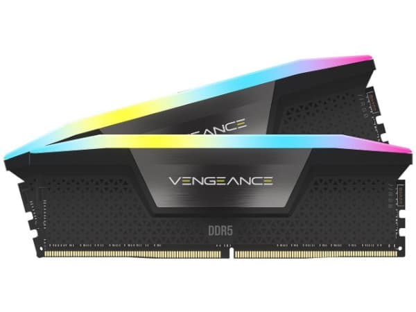 זיכרון Corsair Vengeance RGB 64GB 2X32 DDR5 6000Mhz C40 AMD