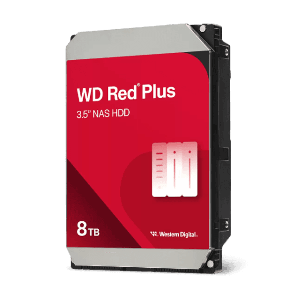 דיסק פנימי WD Red Plus 8TB NAS HDD SATA III