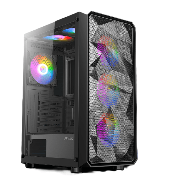 מחשב נייח BUNDLE AX83 ARGB עם i5-12400F וכרטיס גרפי RTX3050