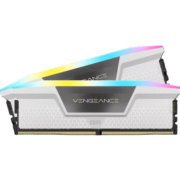 זיכרון Corsair Vengeance RGB DDR5 32GB 6000MHZ C36 White