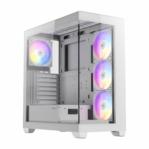 מארז ANTEC CX300 ARGB White Mid-Tower עם 4 מאווררים 120mm