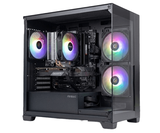 מחשב I5-14400F 16GB 1TB NVME RTX5060  CX300M ARGB 750W B760M DDR4