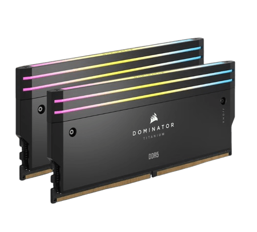 ז. לנייח Corsair Dominator Titanium RGB 32GB 2X16 DDR5 6000 C30