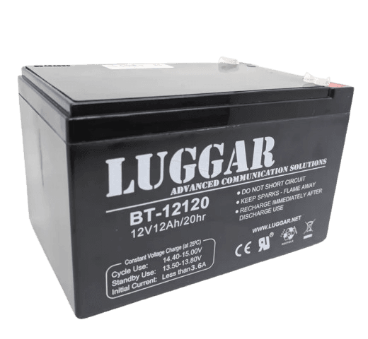 סוללה לאל פסק LUGGAR UPSBT1212 12V 12Ah