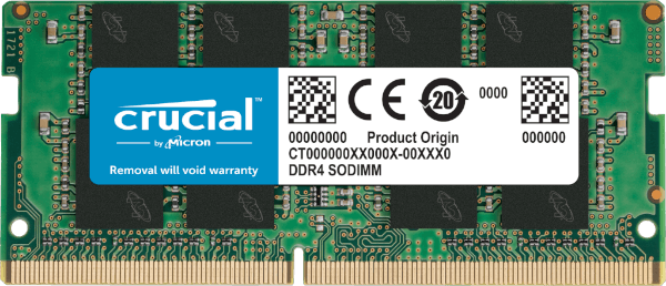 זכרון לנייד Crucial CR41632TS 16GB DDR4 3200Mhz So-Dim