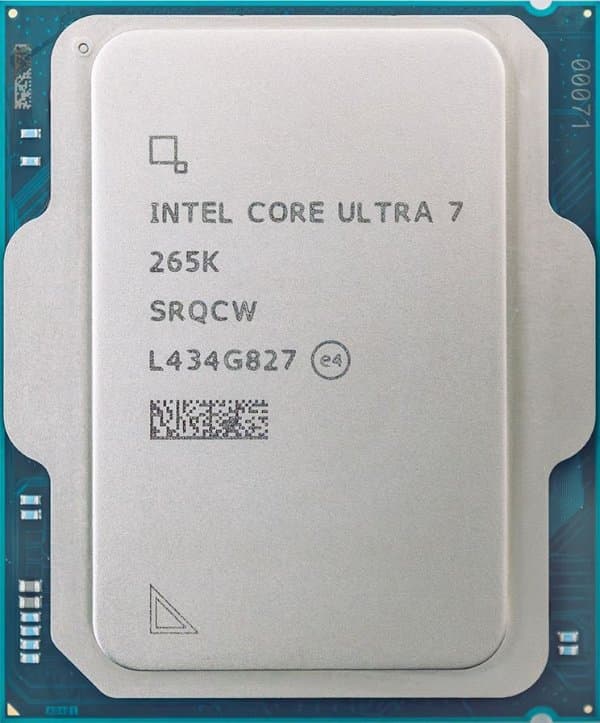 מעבד INTEL Core Ultra 7 265K עם מהירות עד 5.5GHz
